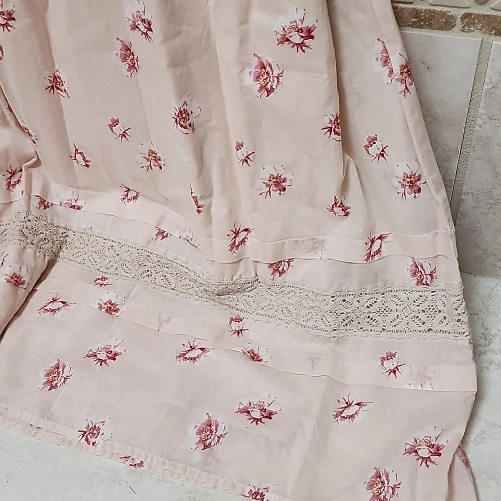 🌹 ABERCROMBIE & FITCH Lace-Pieced Cotton Maxi Dress 🌹